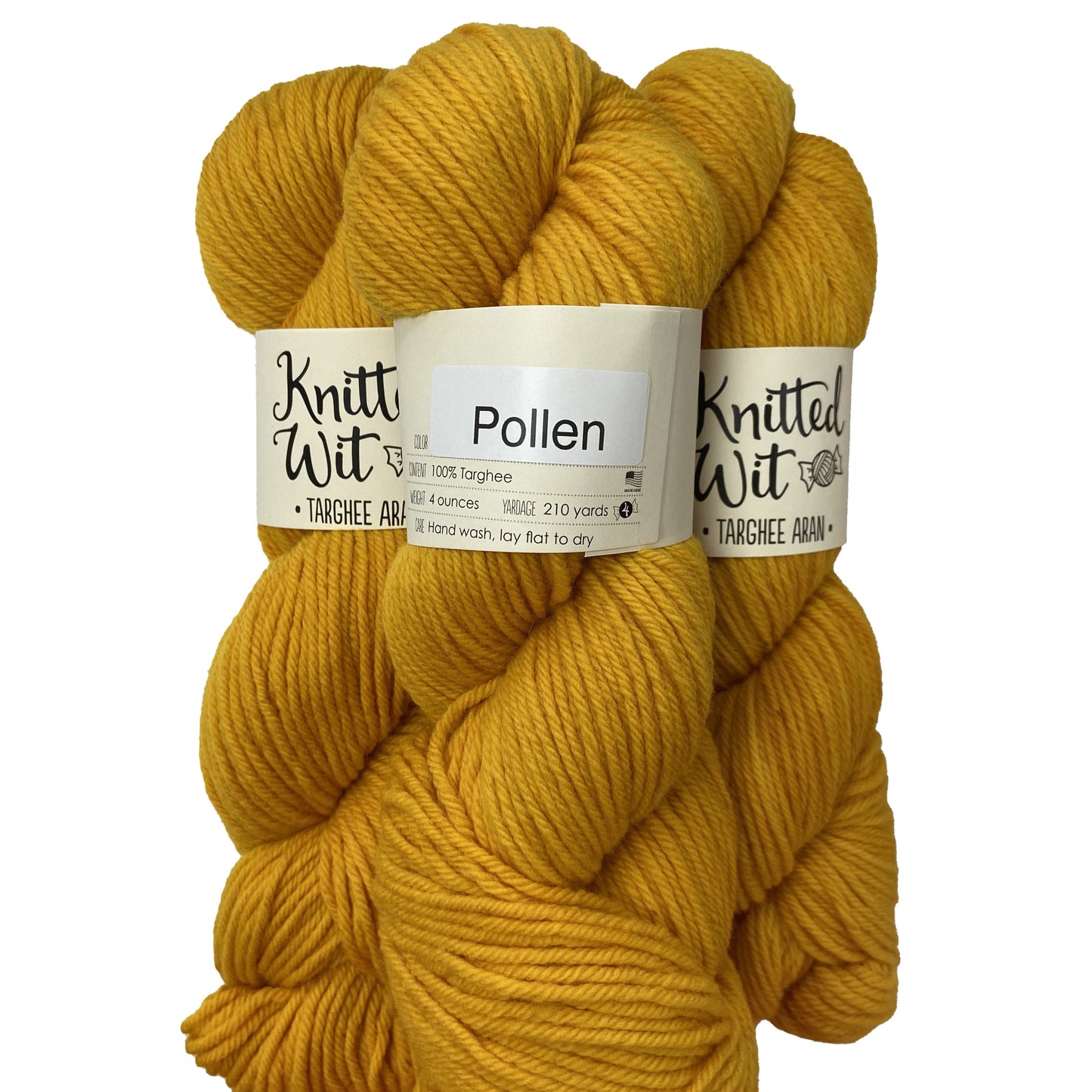 Knitted Wit | 100% Targhee Aran - Pollen