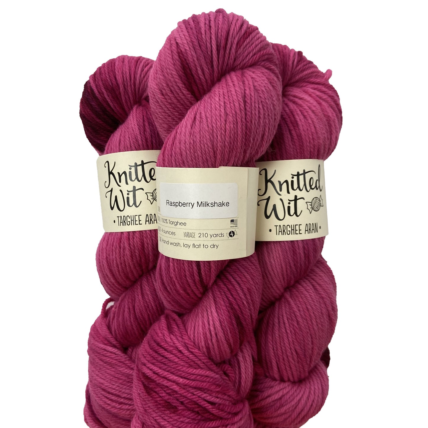 Knitted Wit Targhee Aran Knitting Yarn