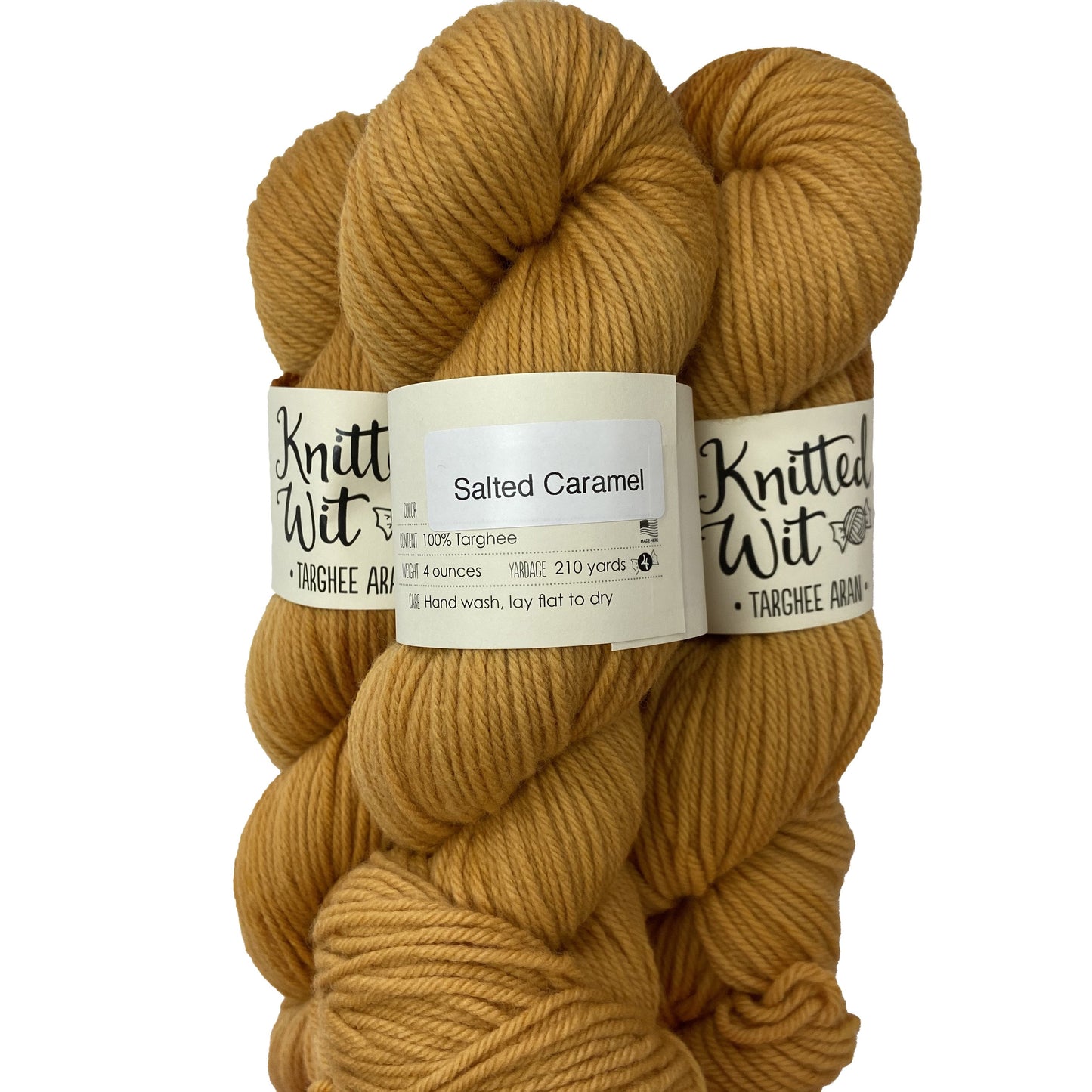 Knitted Wit Targhee Aran Knitting Yarn