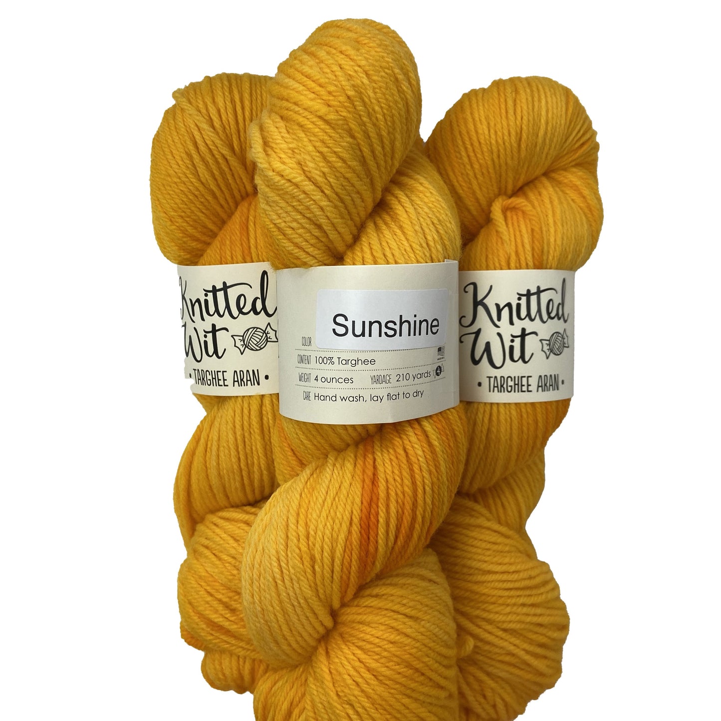 Knitted Wit Targhee Aran Knitting Yarn
