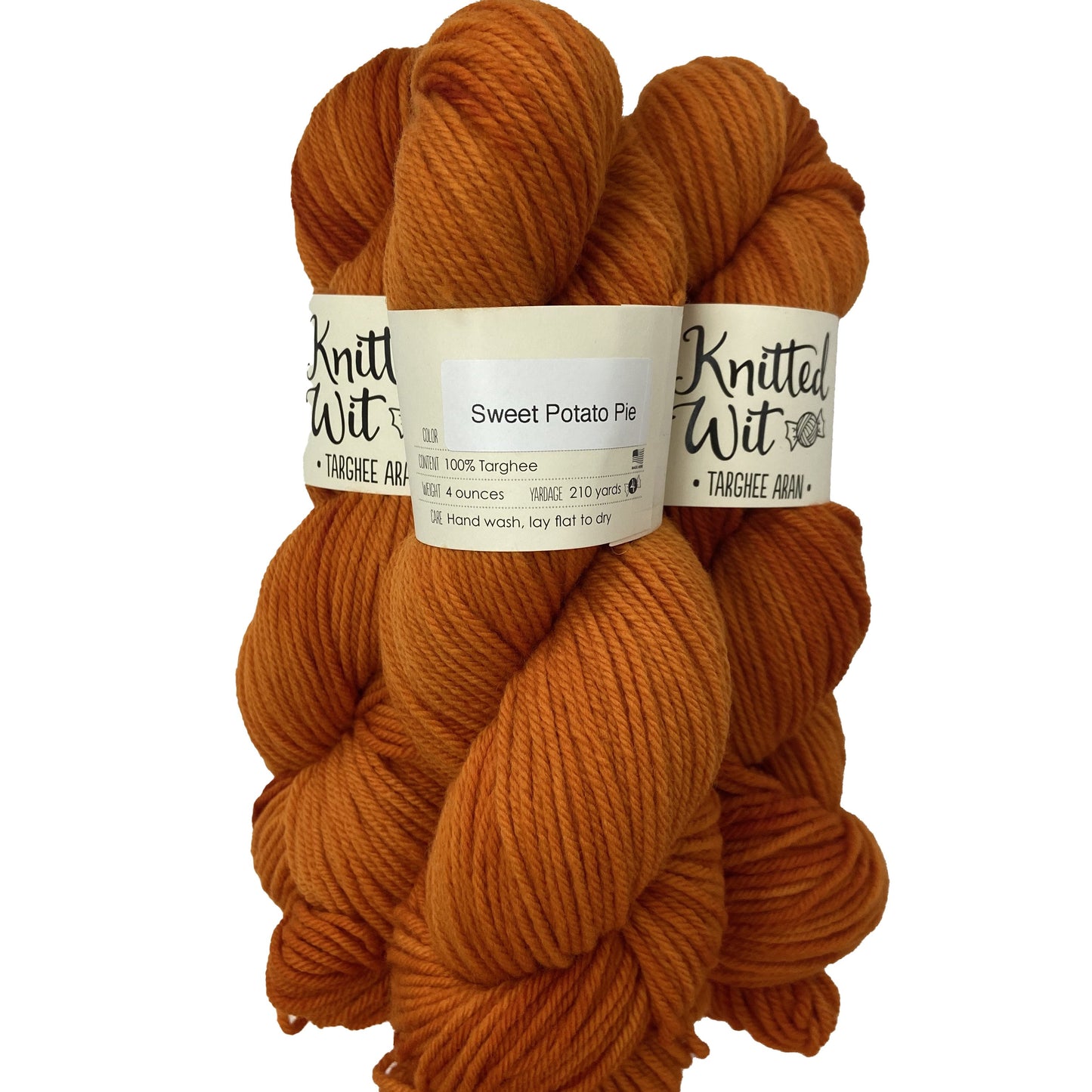Knitted Wit Targhee Aran Knitting Yarn