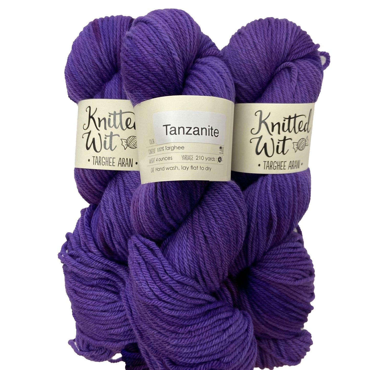 Knitted Wit Targhee Aran Knitting Yarn