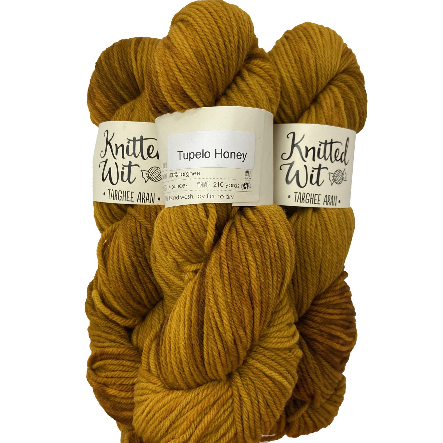 Knitted Wit Targhee Aran Knitting Yarn