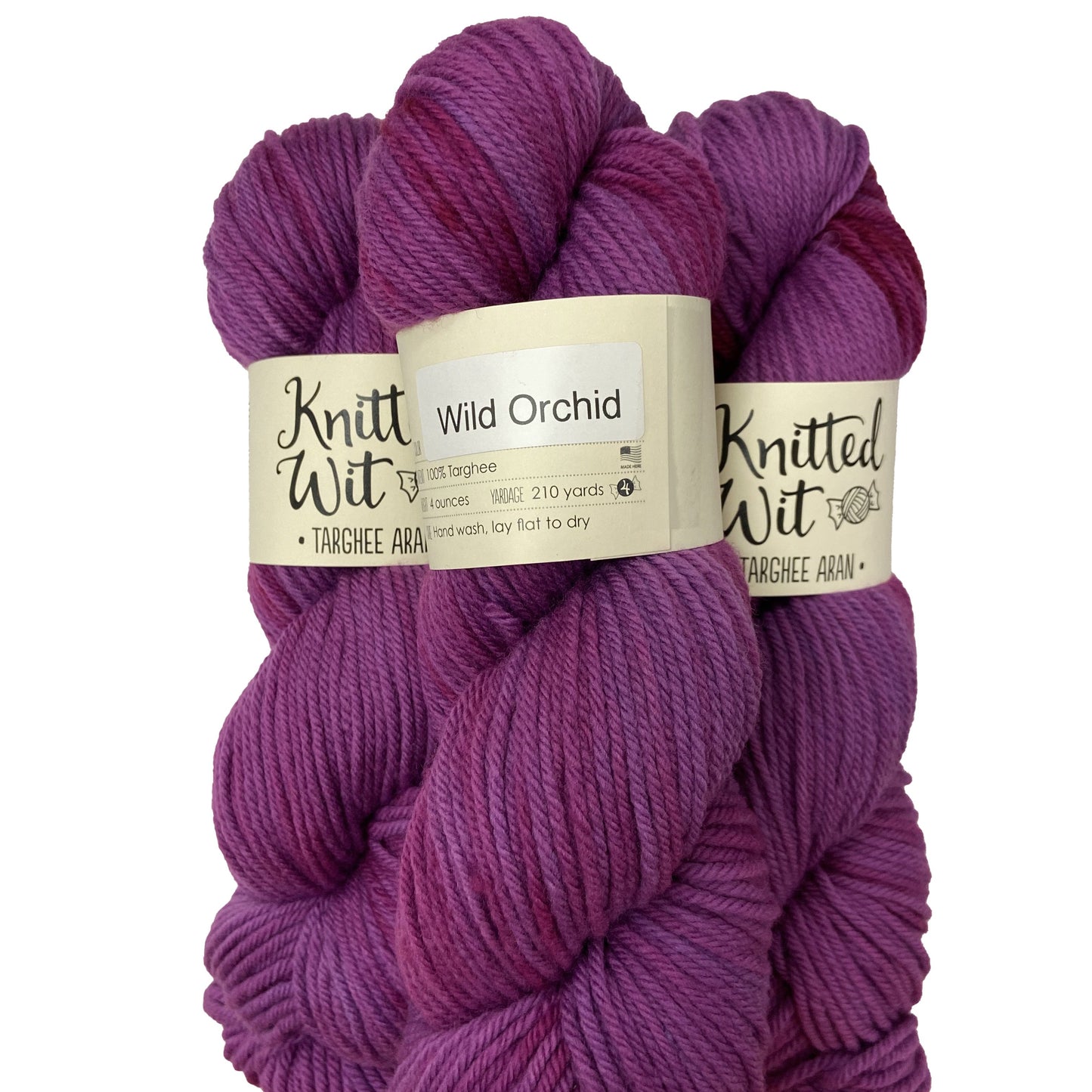 Knitted Wit Targhee Aran Knitting Yarn