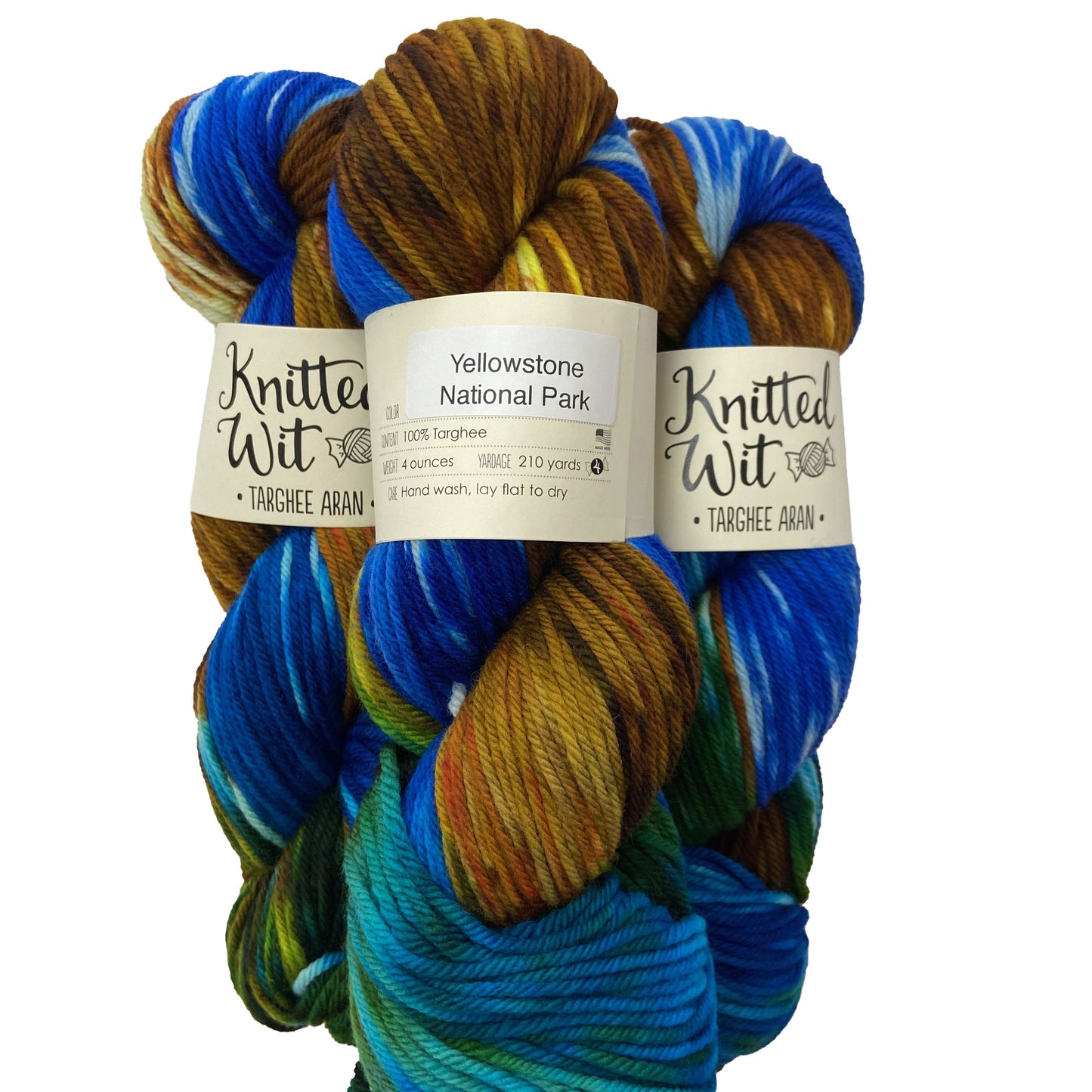 Knitted Wit Targhee Aran Knitting Yarn