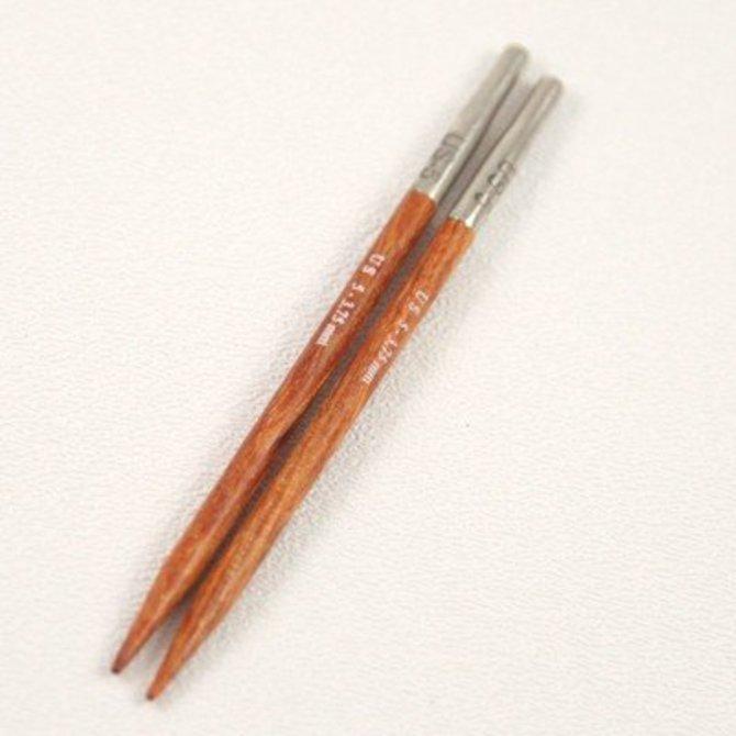 Knitter's Pride Dreamz 5 inch Interchangeable Tips - Brown