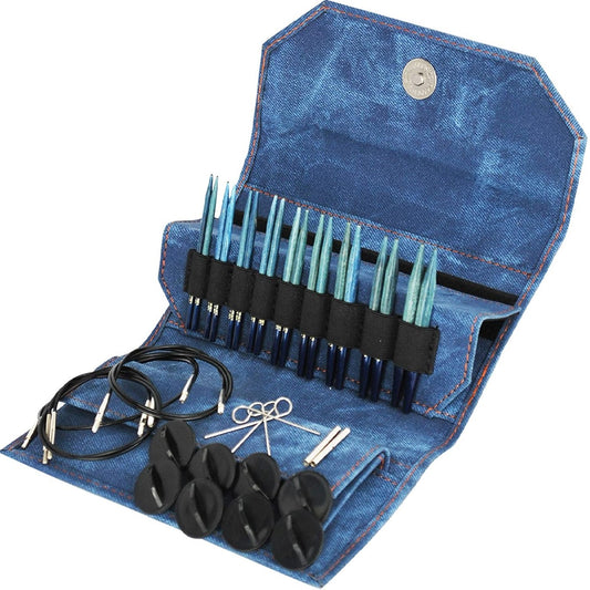 Lykke Needle Driftwood 3.5 Interchangeable Set Indigo