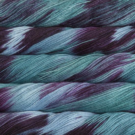 Sock Yarn Luxurious Merino in Blue & Purle