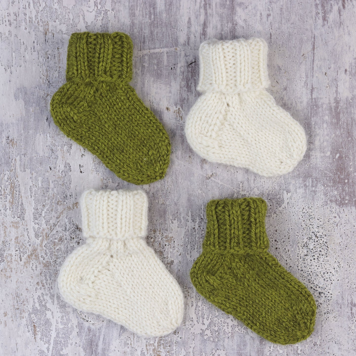 The Fibre Co. Cumbria One Sock Baby Pattern (PDF Download)