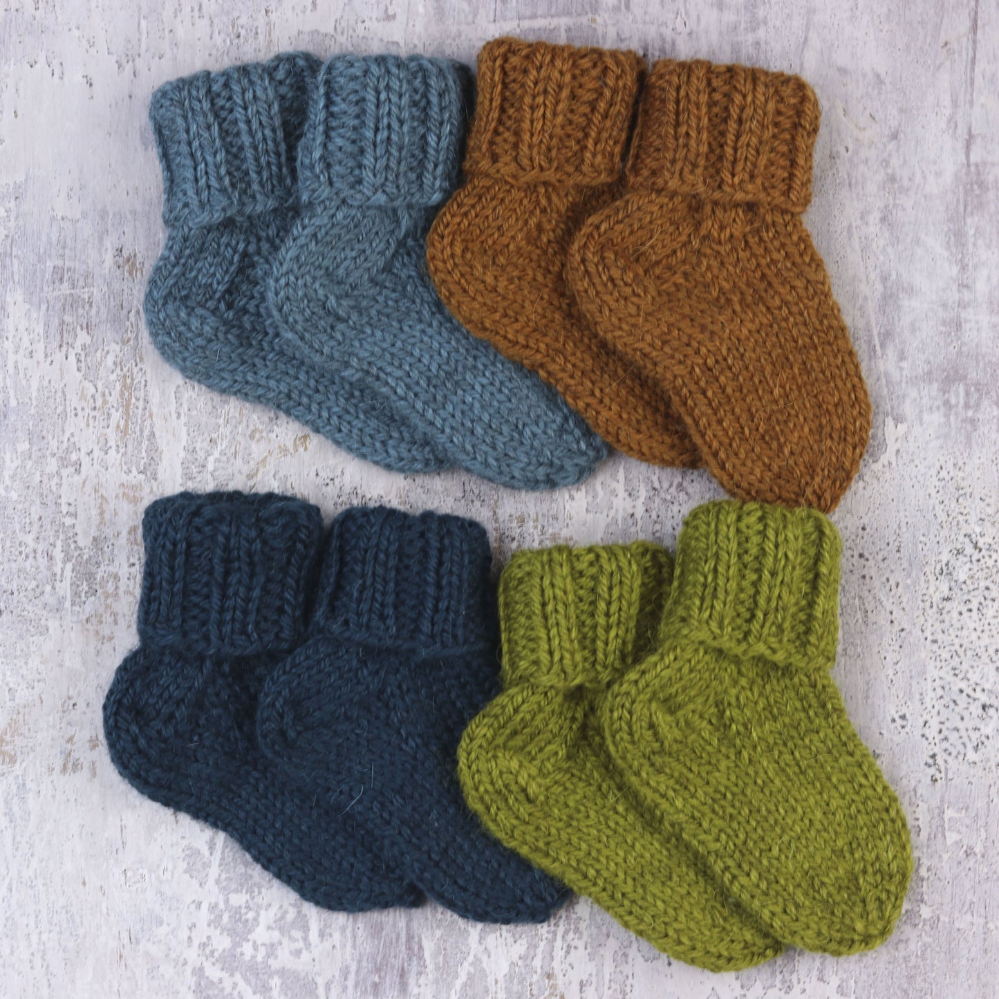 The Fibre Co. Cumbria One Sock Baby Pattern (PDF Download)