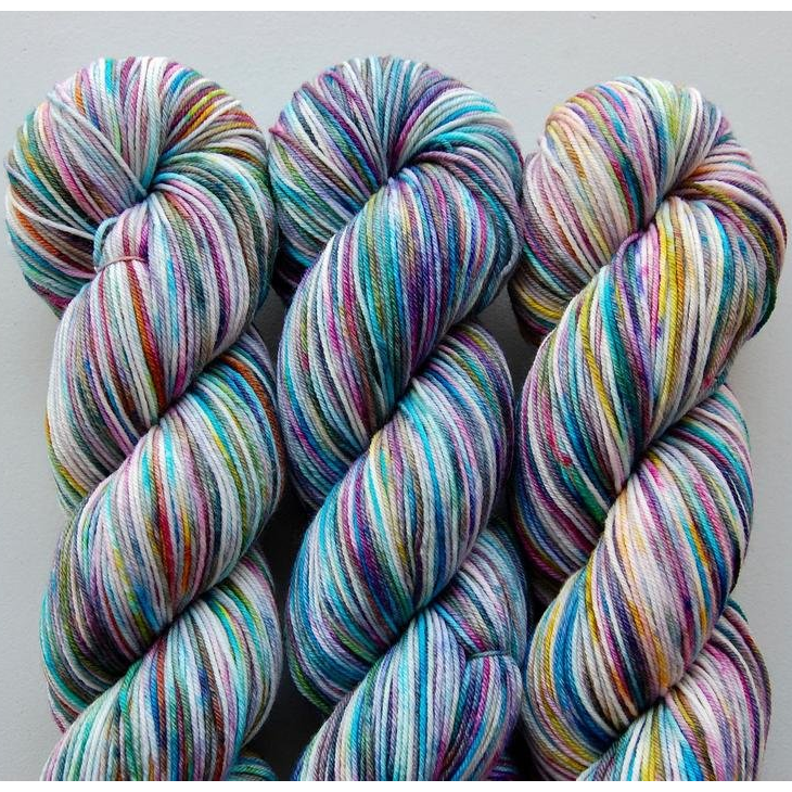 Knitted Wit Merino Fingering Variegated Knitting Yarn