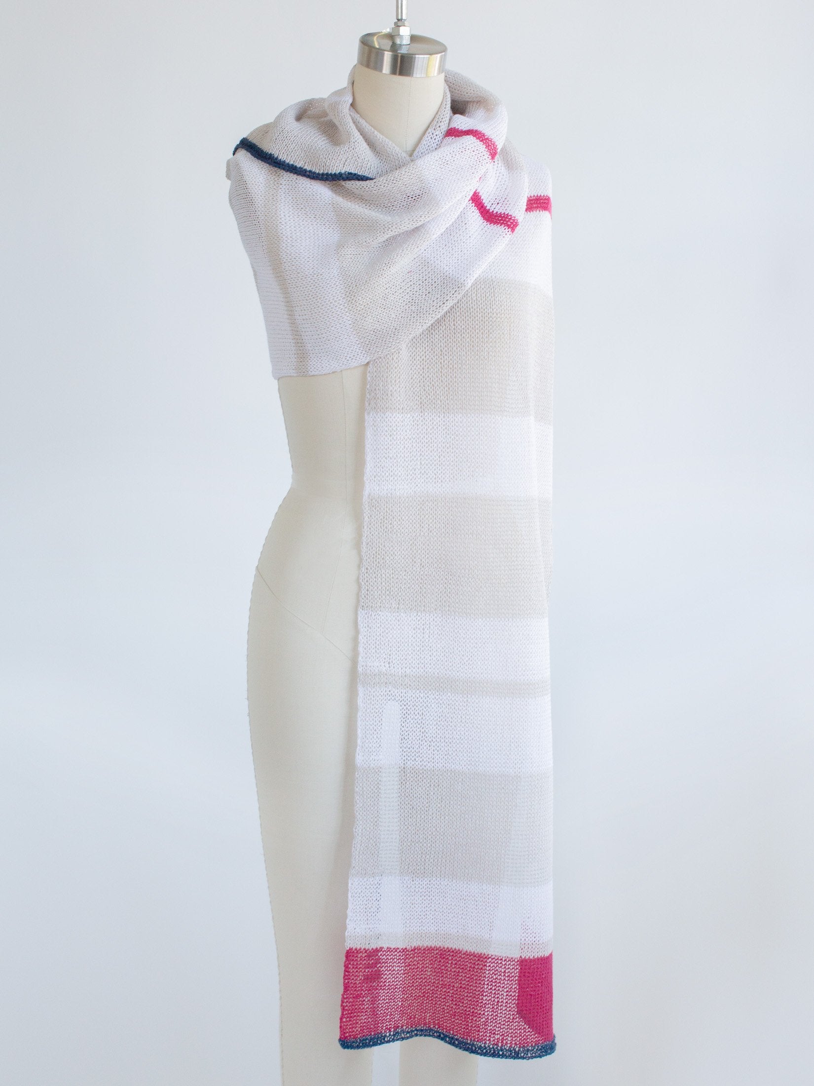 Shibui Knits Traverse Striped Scarf 