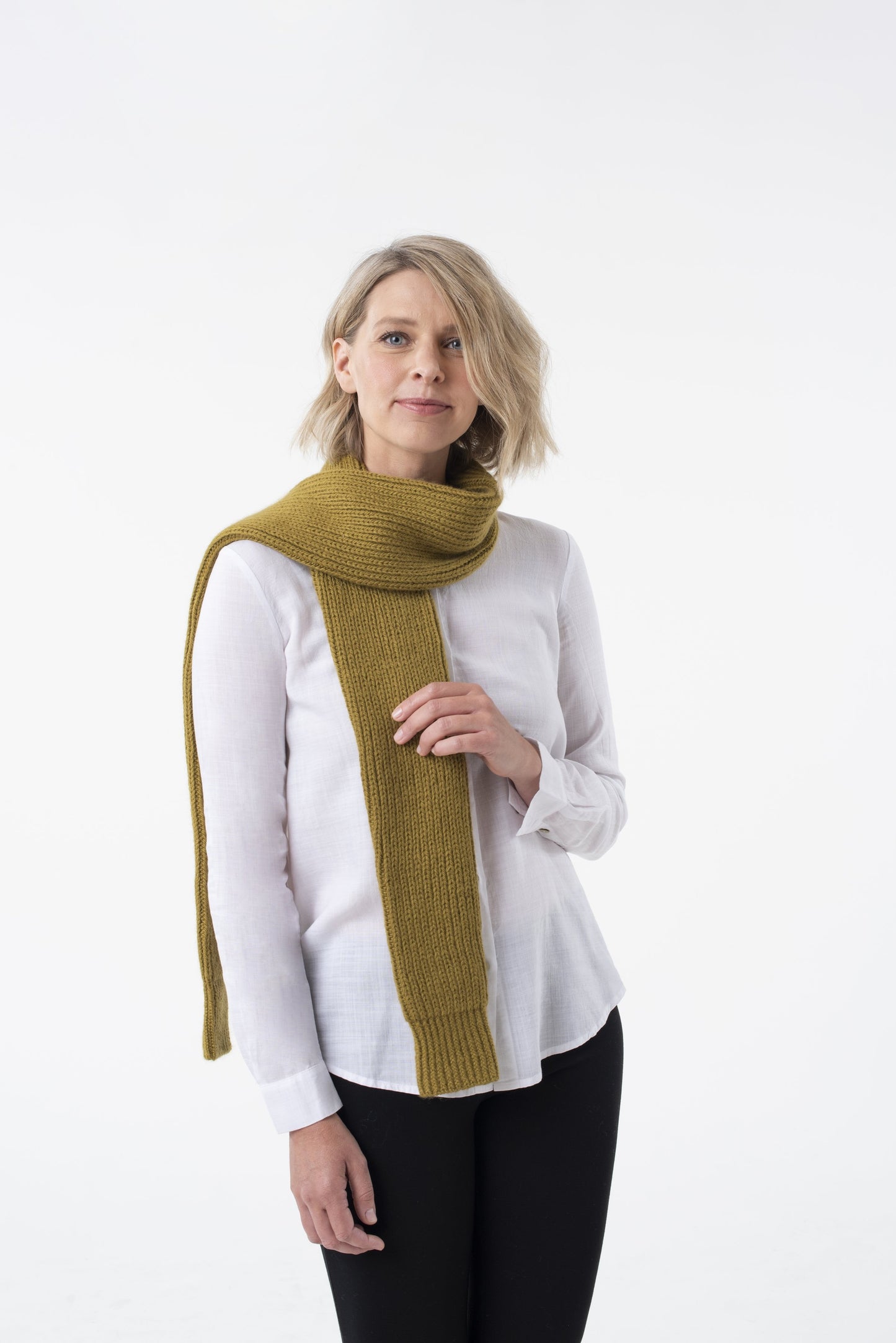 Shibui Knits Madison Ribbed Sleeve Scarf (Birch)