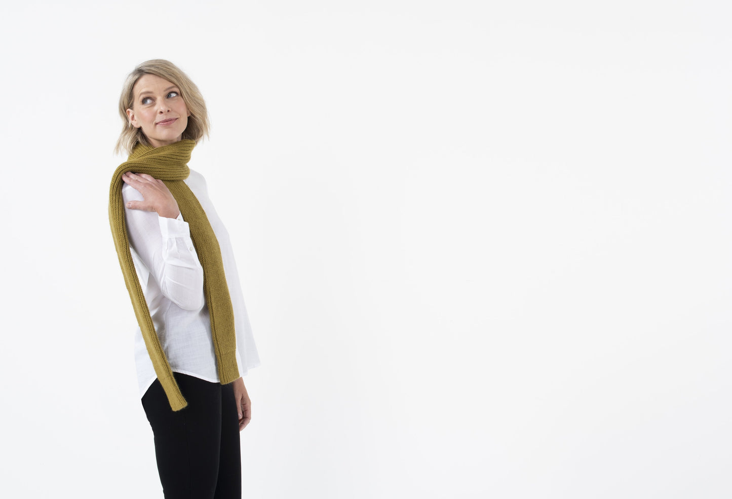 Shibui Knits Madison Ribbed Sleeve Scarf (Birch)