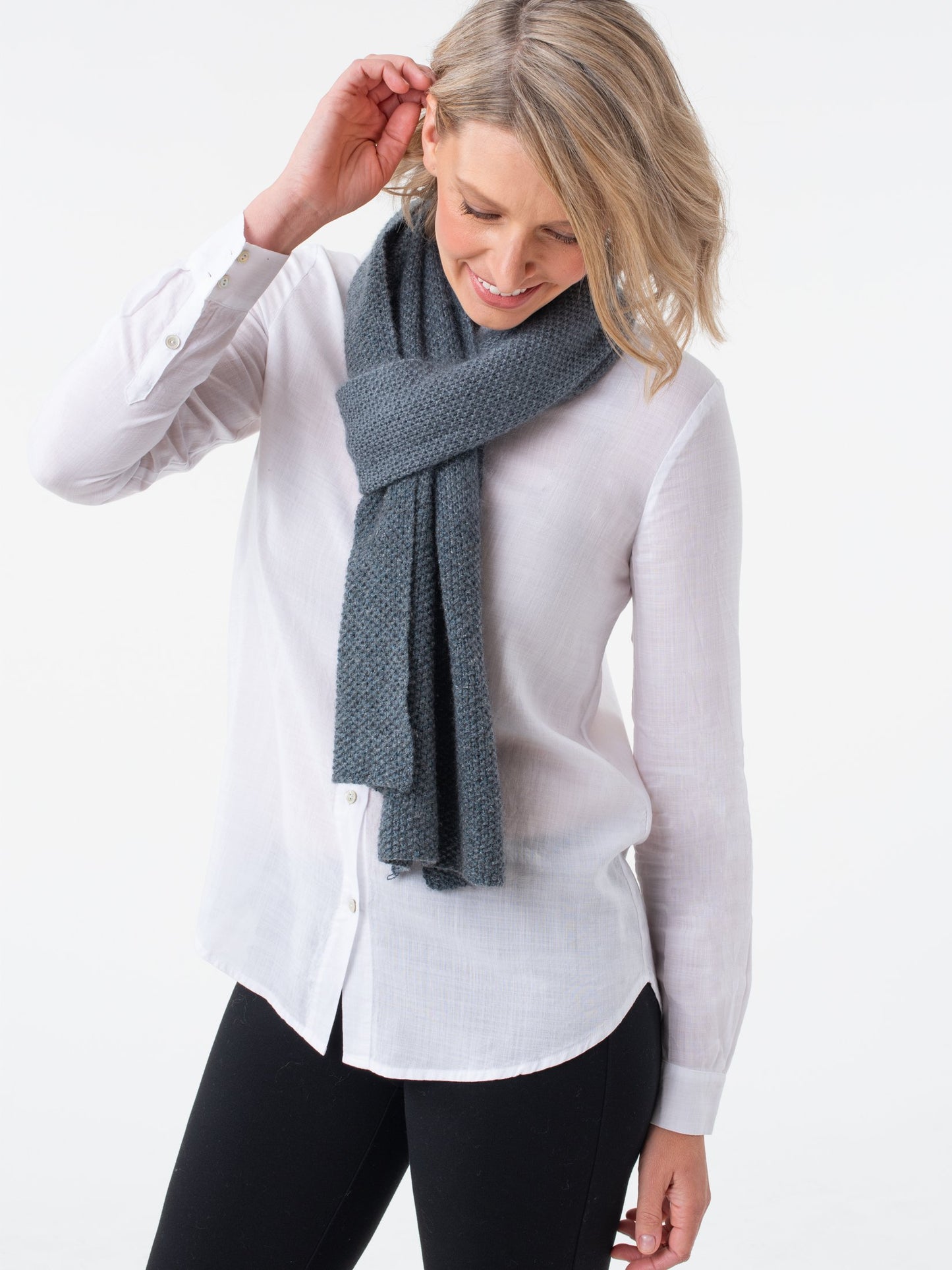 Shibui Knits Multigrain Scarf (Cima+Pebble+Silk Cloud)