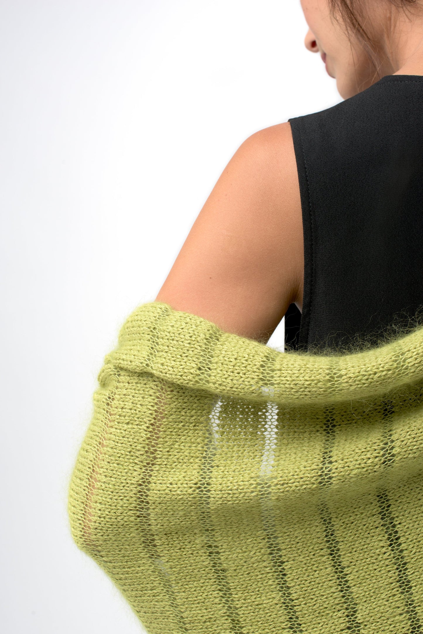 Shibui Knits Spectrum Wrap (Rain + Silk Cloud)