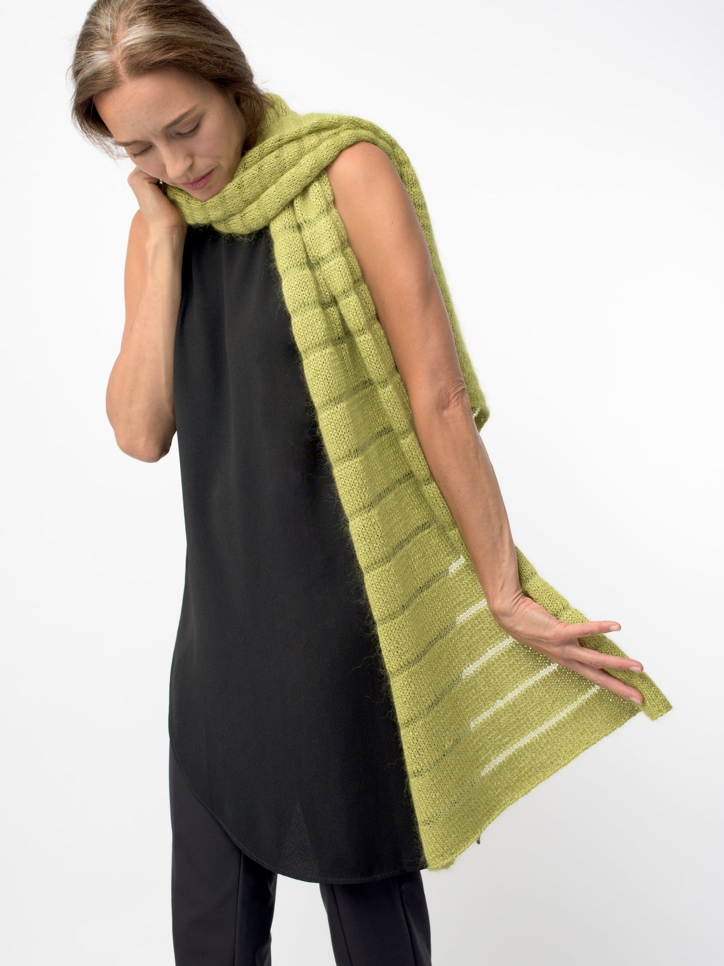 Shibui Knits Spectrum Wrap (Rain + Silk Cloud)