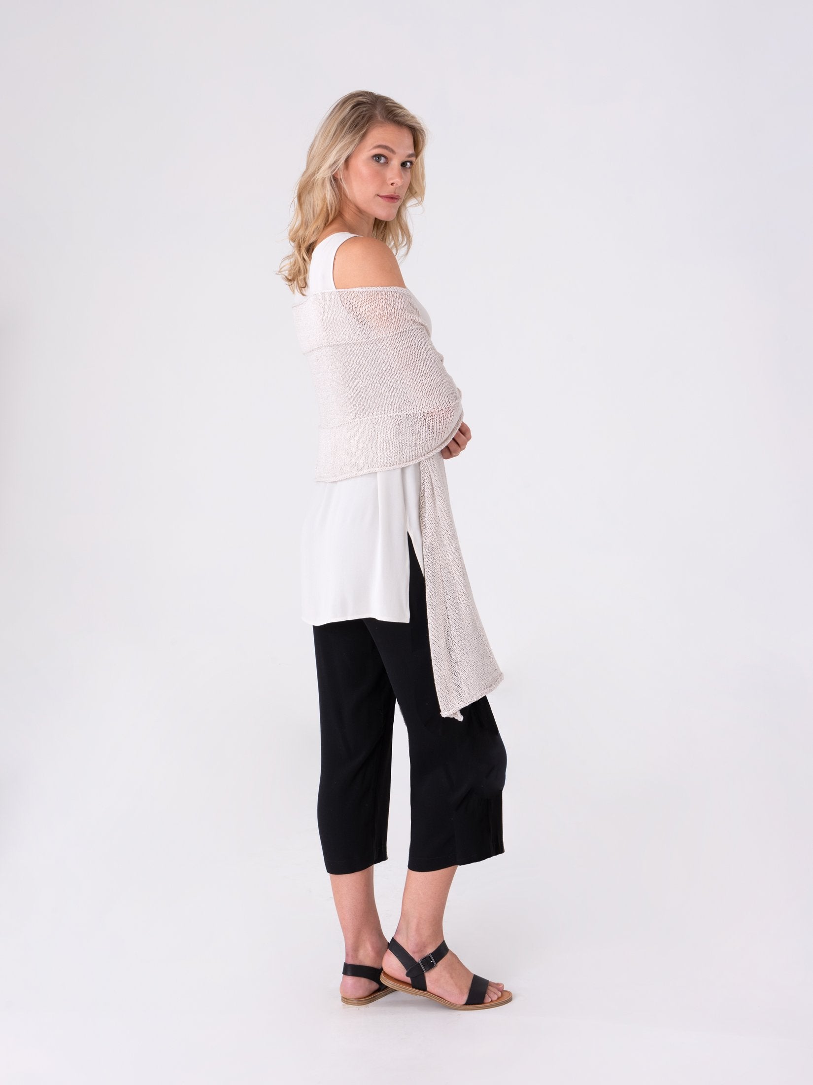 Shibui Knits Simone Wrap / Scarf (Rain + Reed)