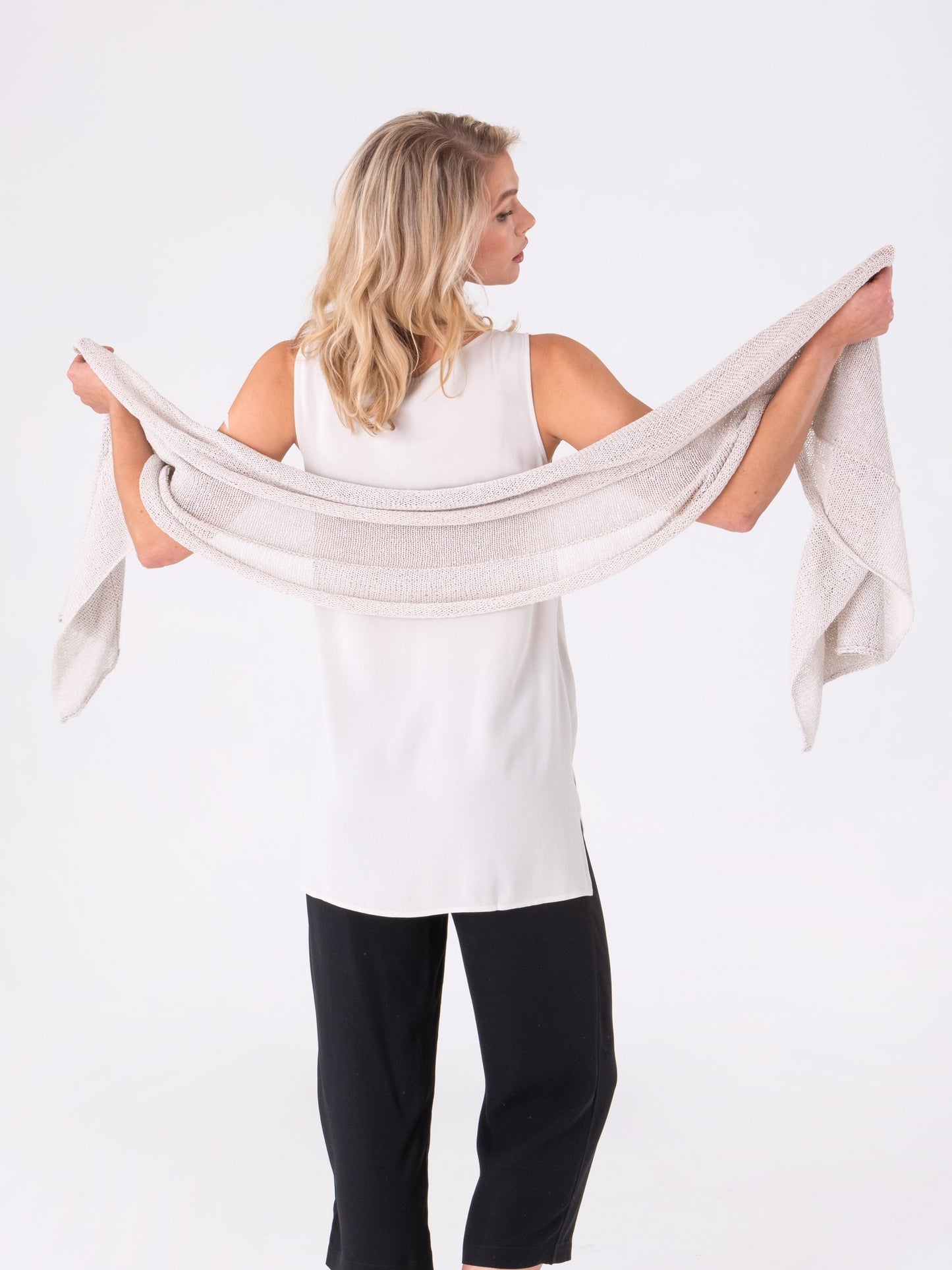 Shibui Knits Simone Wrap / Scarf (Rain + Reed)