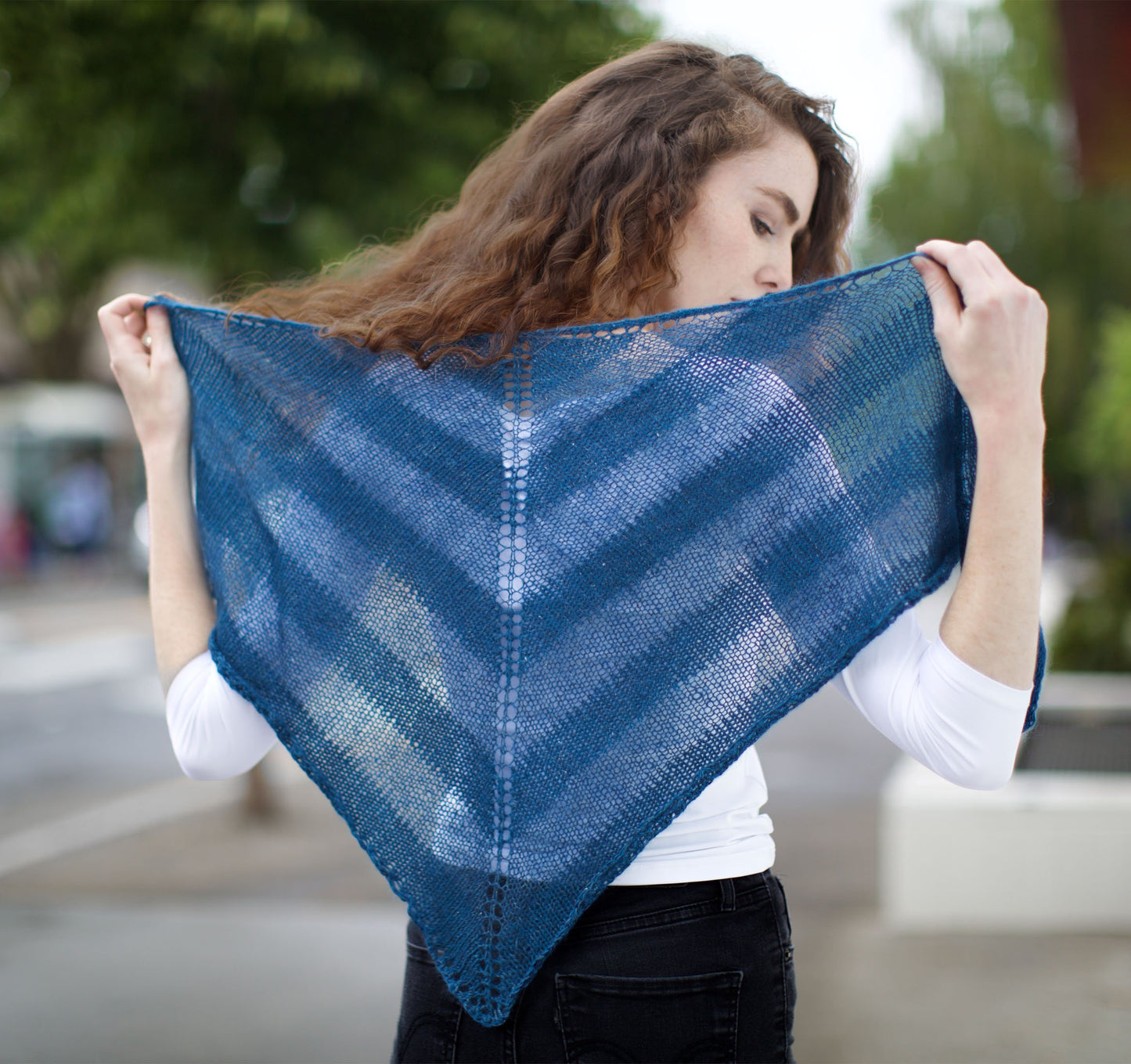 Shibui Knits Umbra Wrap (Tweed Silk Cloud, Lunar)