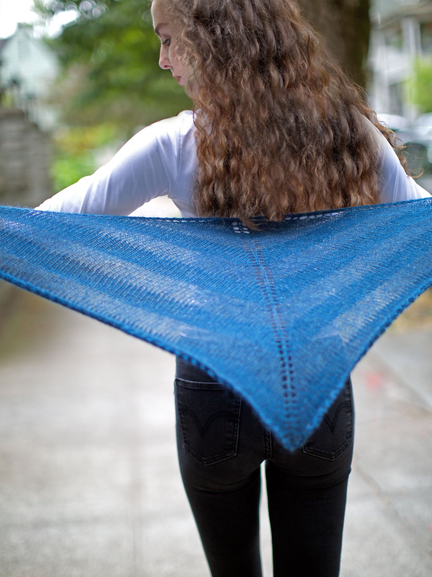 Shibui Knits Umbra Wrap (Tweed Silk Cloud, Lunar)