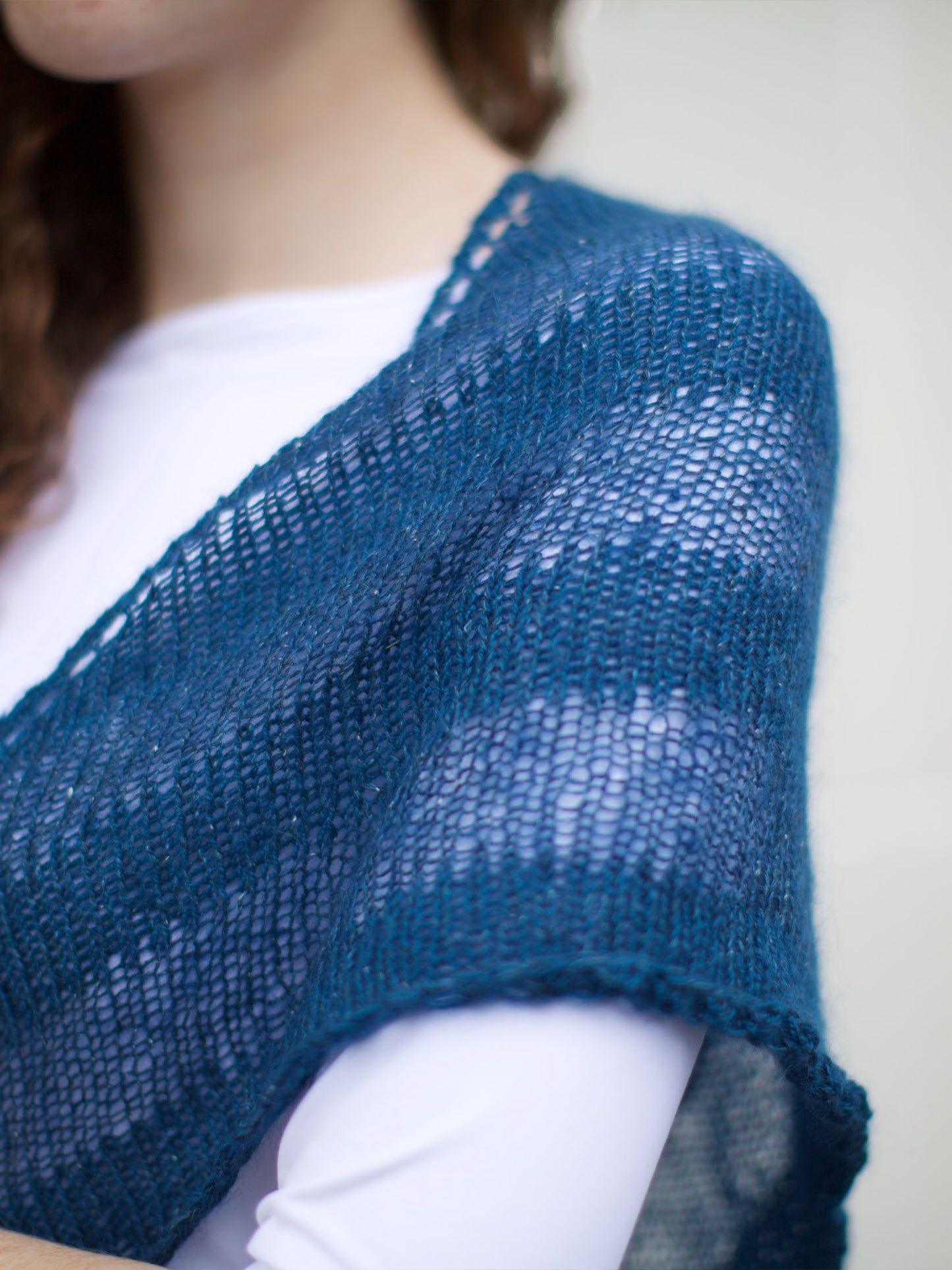 Shibui Knits Umbra Wrap (Tweed Silk Cloud, Lunar)