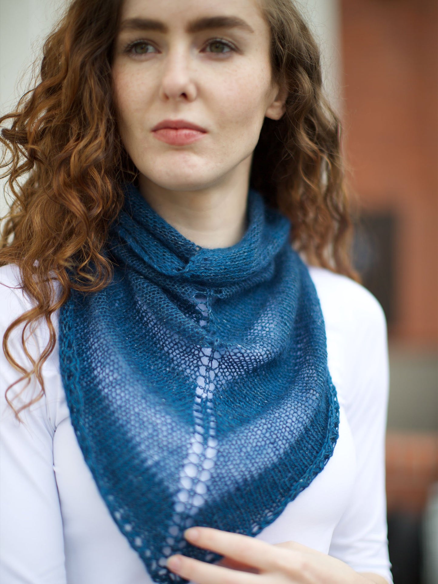 Shibui Knits Umbra Wrap (Tweed Silk Cloud, Lunar)
