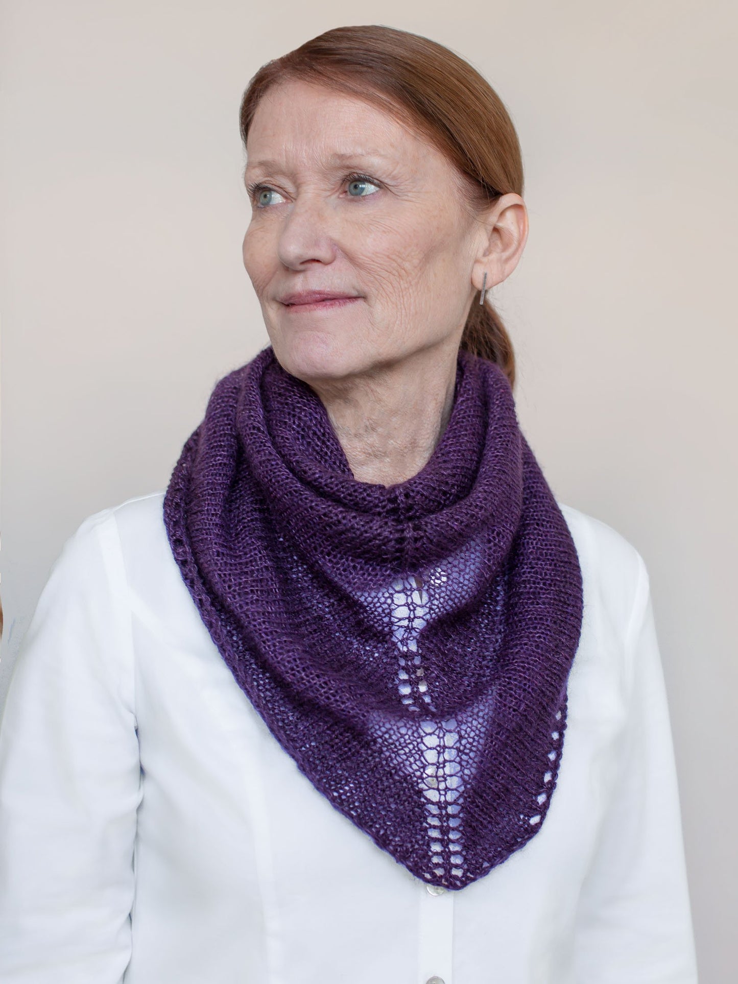 Shibui Knits Umbra Wrap (Tweed Silk Cloud, Lunar)