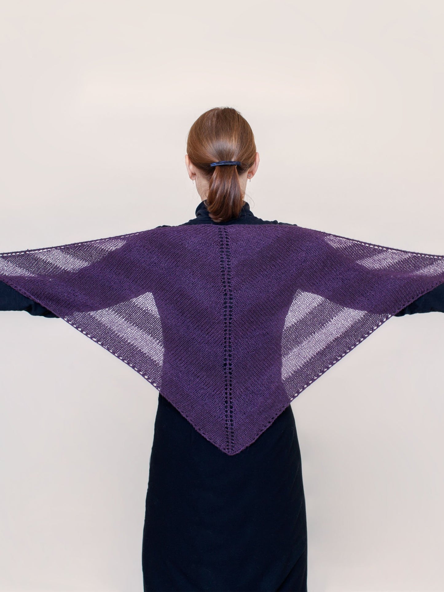 Shibui Knits Umbra Wrap (Tweed Silk Cloud, Lunar)