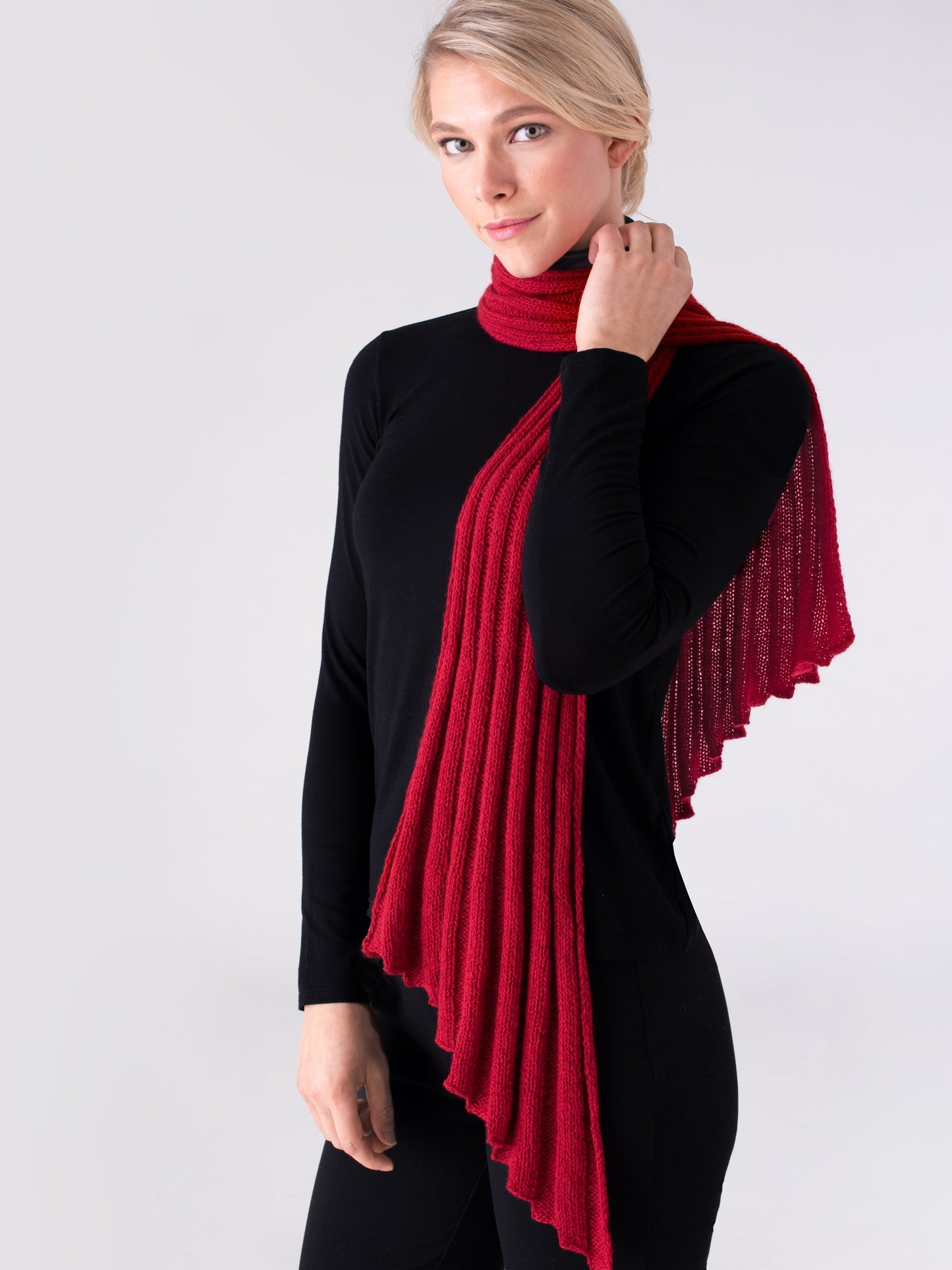Shibui Knits Stoa Ribbed Scarf (Echo) | Shibui Knits