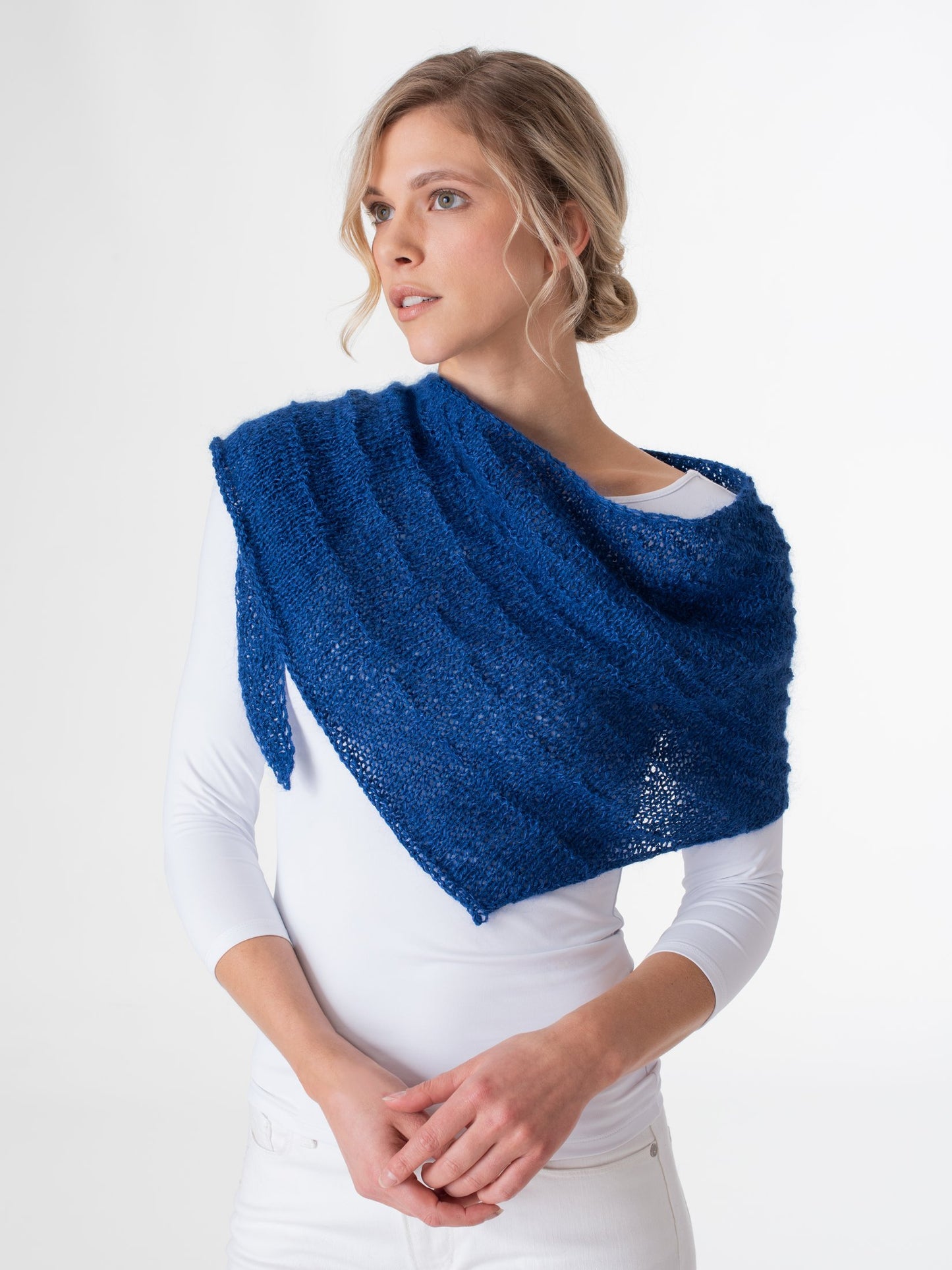 Shibui Knits Torrent Shawl 2 (Vine + Silk Cloud)