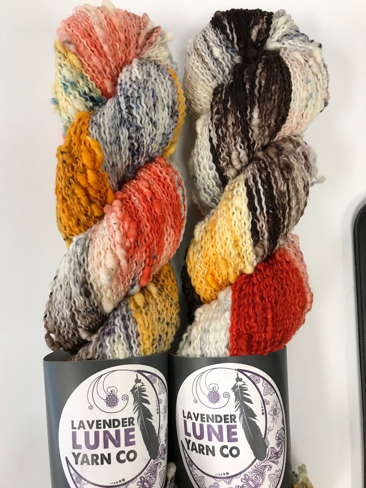 Lavender Lune Slub Yarn - Moon Dust