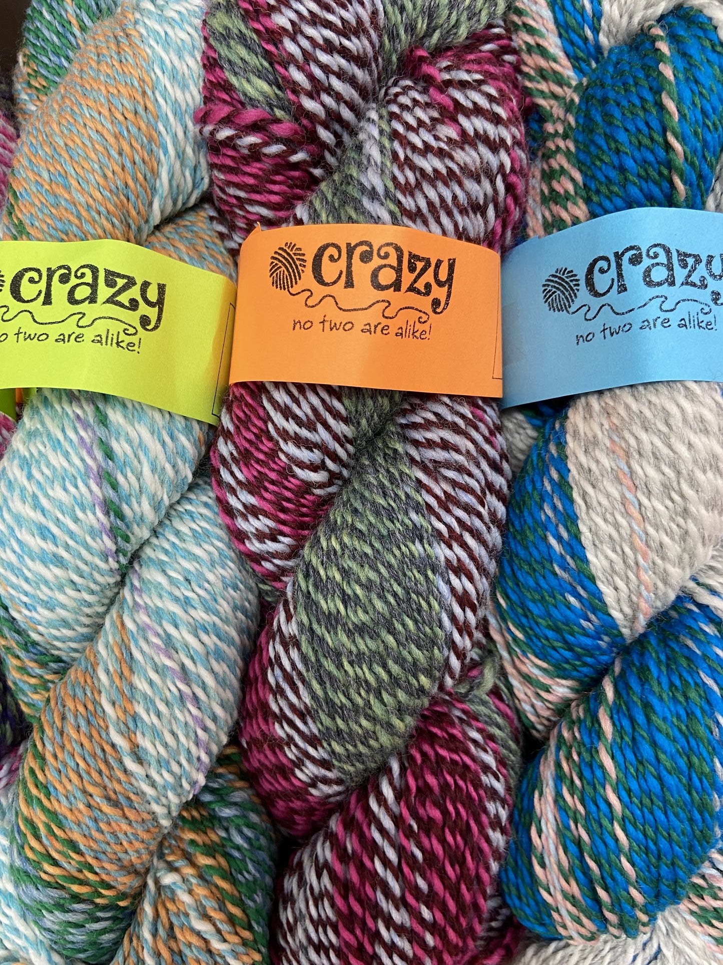 Stonehedge Fiber Mills Crazy - 100% Merino Yarn