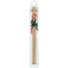 Prym Bamboo 20cm Double Pointed Needles