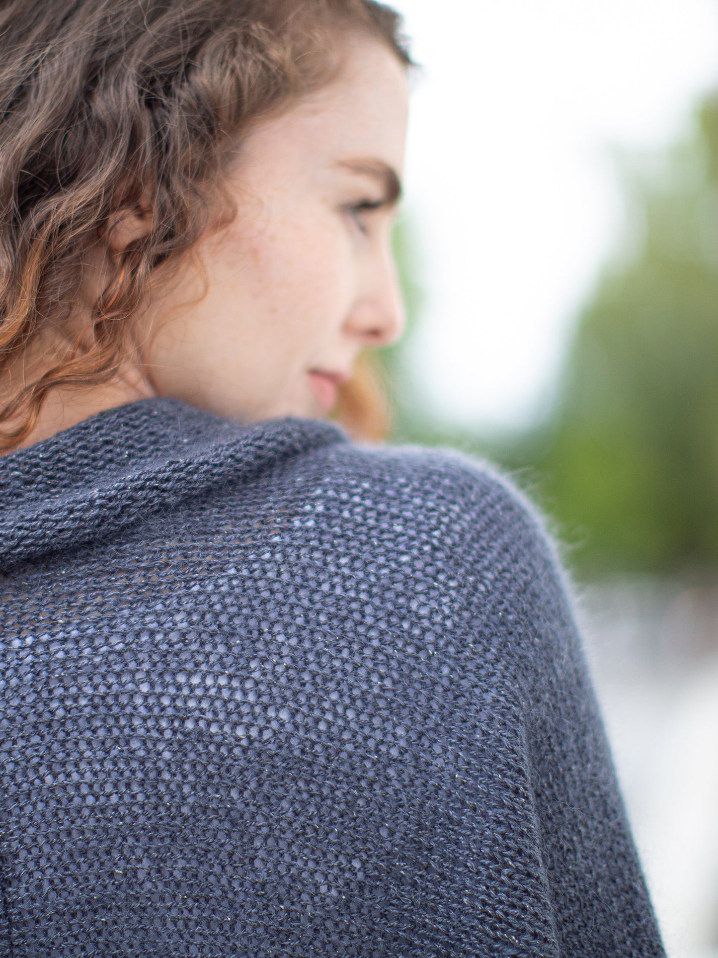 Shibui Knits Virga Cardigan (Tweed Silk Cloud + Lunar)