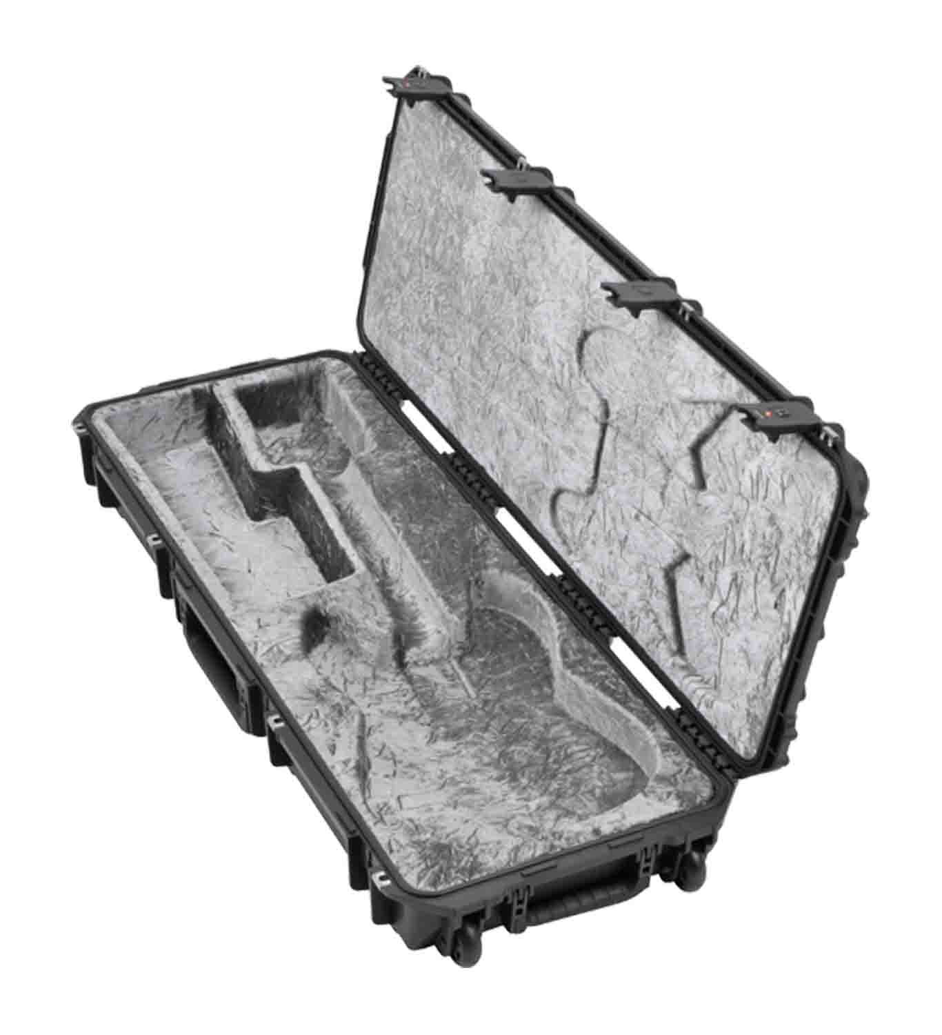 SKB Cases 3i-4214-66 iSeries Waterproof Strat/Tele Flight Case - TSA Latches with Wheels - Hollywood DJ