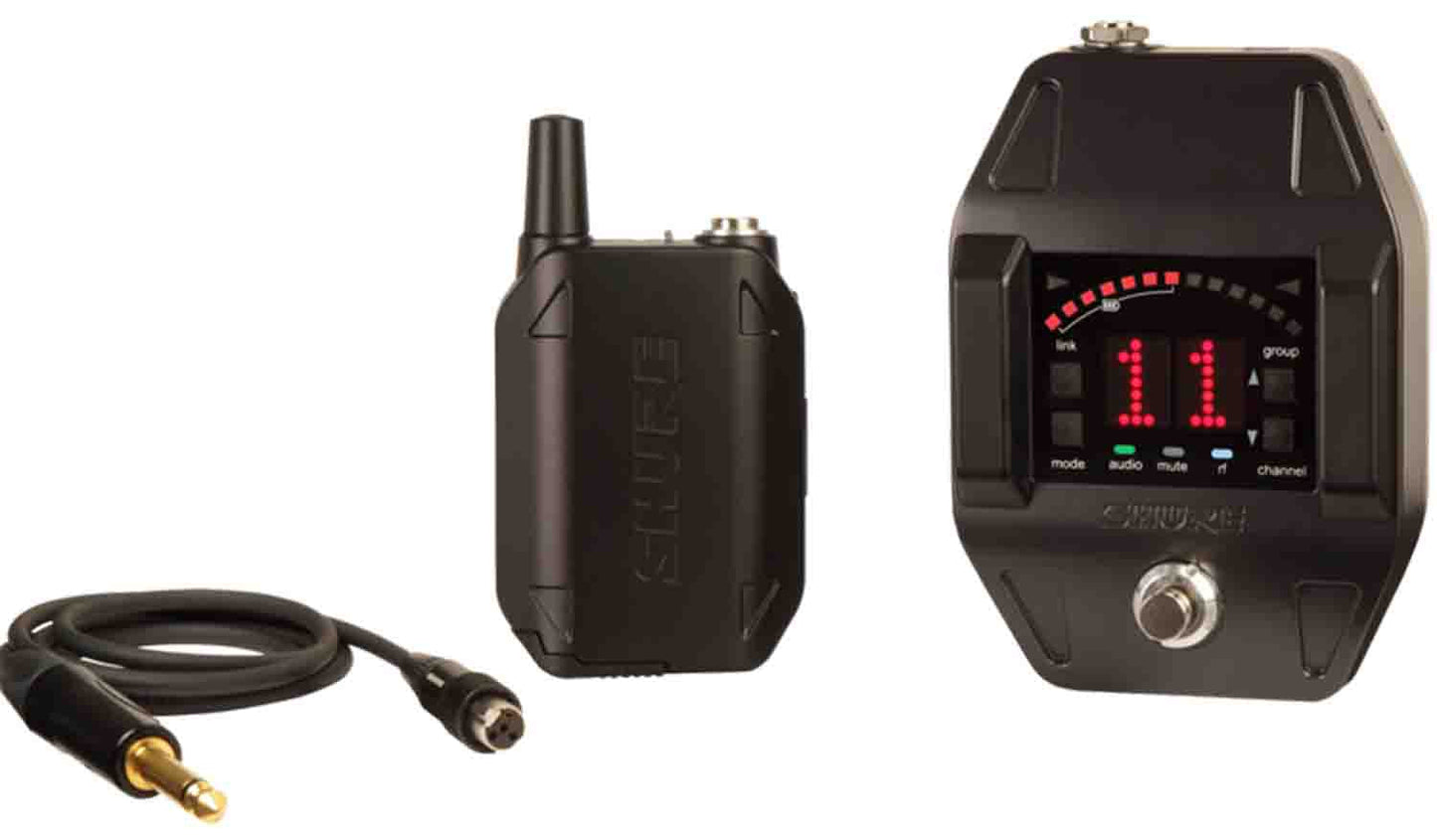 Shure GLXD16-Z2 Digital Wireless Pedal Receiver System with Guitarists and Bassists - Hollywood DJ