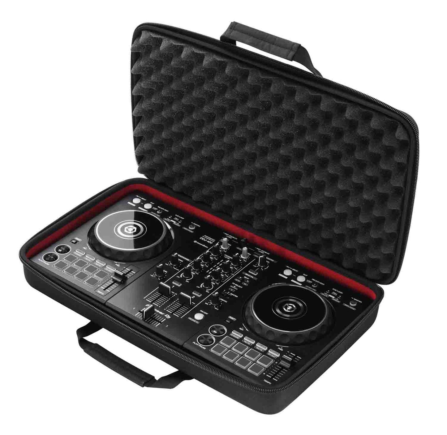 Odyssey B2200003 Redline Soft Case Series for Pioneer DDJ-FLX4, DDJ-400 DDJ-RB Traktor S2 MK3 Controllers - Hollywood DJ