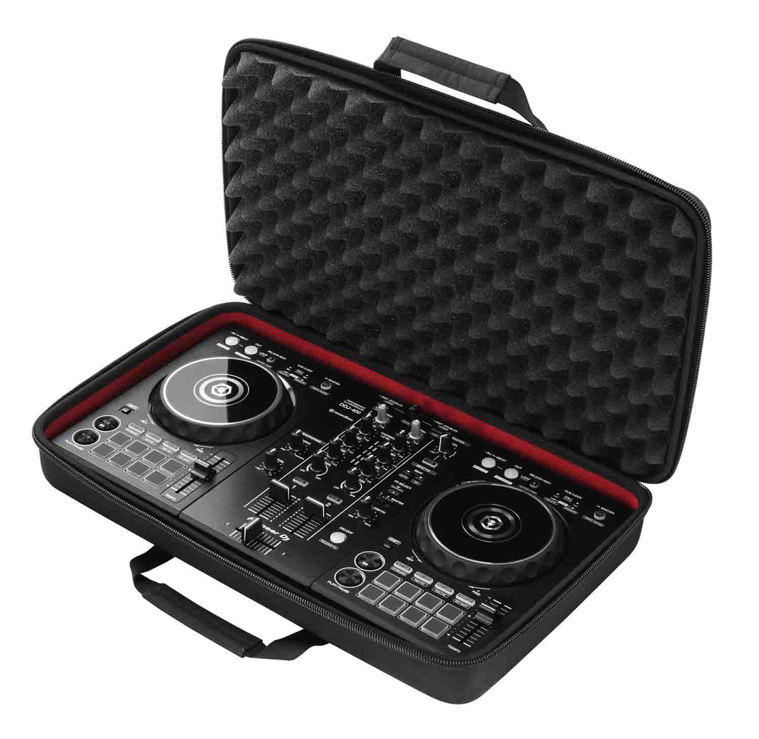 Odyssey B2200003 Redline Soft Case Series for Pioneer DDJ-FLX4, DDJ-400 DDJ-RB Traktor S2 MK3 Controllers - Hollywood DJ