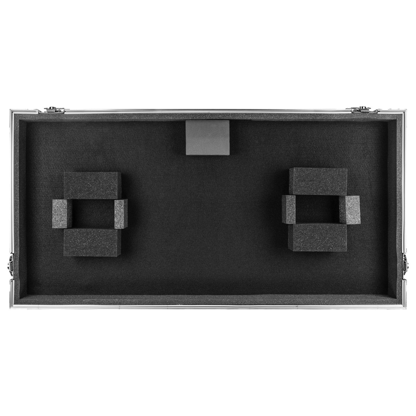 Odyssey FZGS12CDJWXD Black Extra Deep Glide Style DJ Coffin - Silver - Hollywood DJ