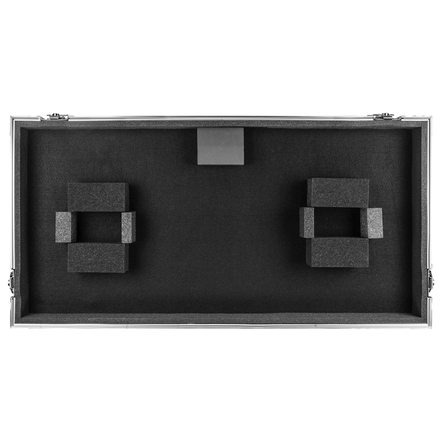 Odyssey FZGS12CDJWXD Black Extra Deep Glide Style DJ Coffin - Silver - Hollywood DJ