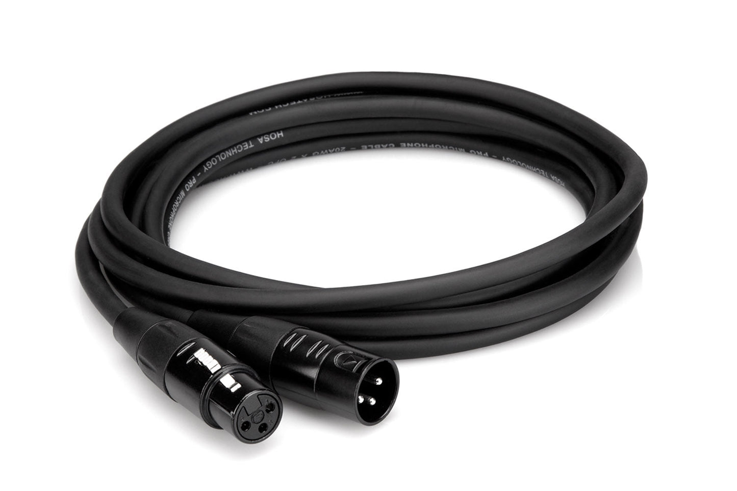 Hosa Pro Microphone Cable, REAN XLR3F to XLR3M - Hollywood DJ