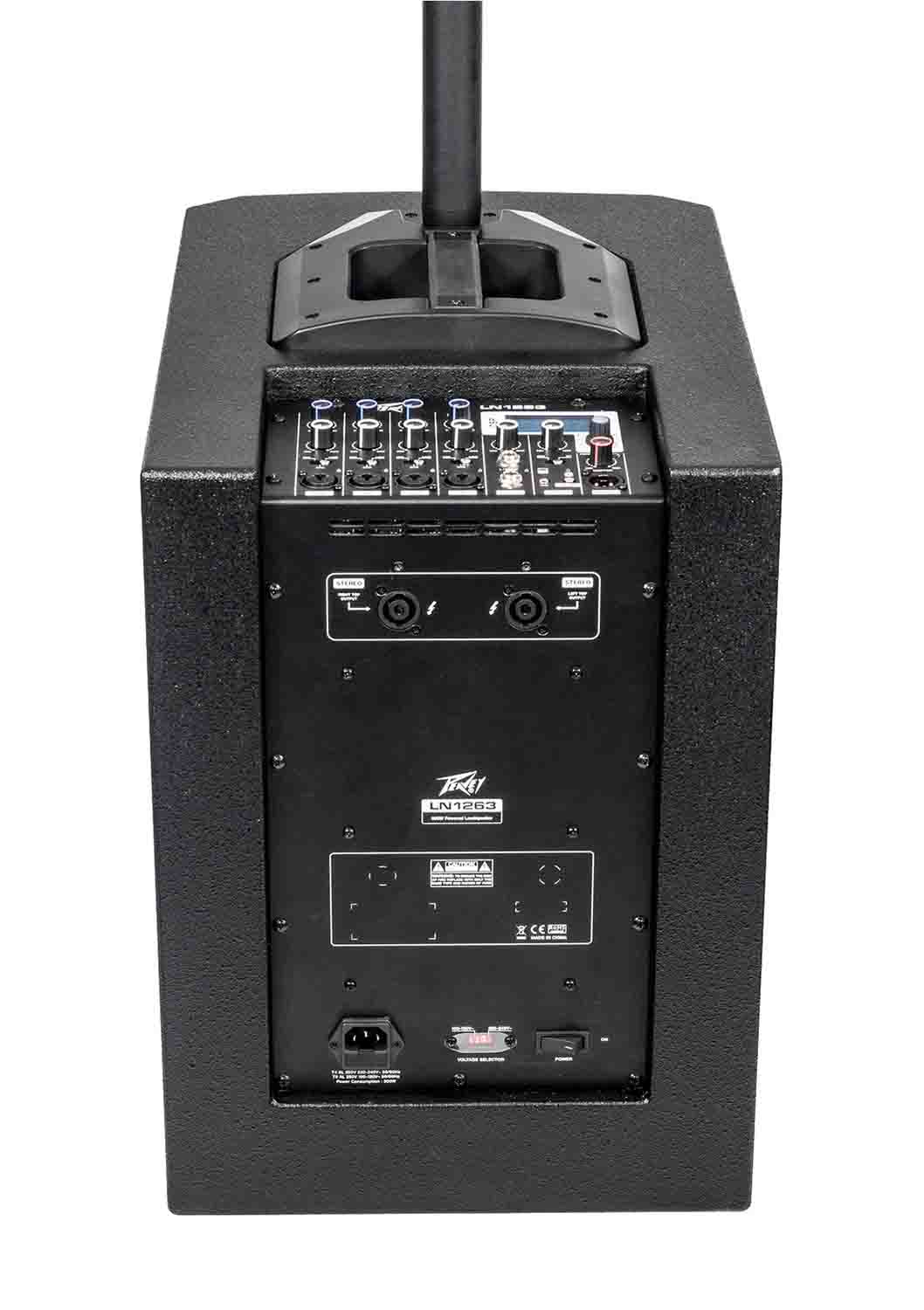 Peavey LN1263 Column Array 1200W Portable PA System with Bluetooth - Hollywood DJ