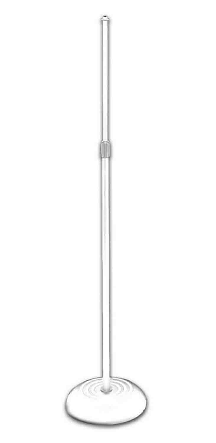 On Stage MS7201 Quarter-Turn Thread less Round Base Microphone Stand - Hollywood DJ