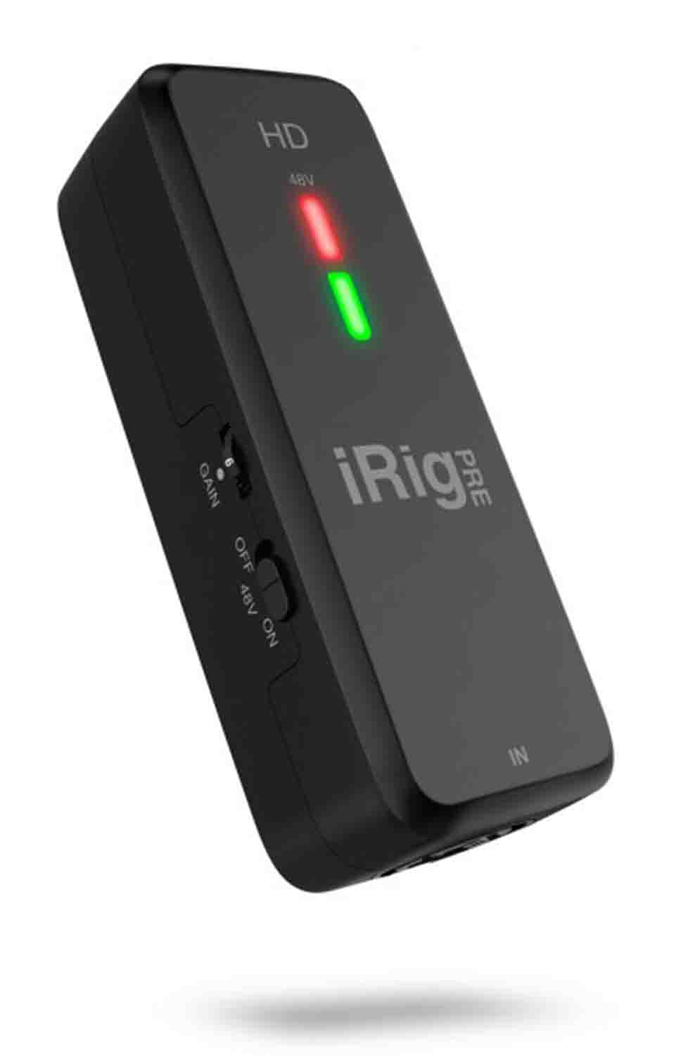 IK Multimedia iRig Pre HD-High Definition Microphone Interface for iPhone, iPad and Mac - Hollywood DJ