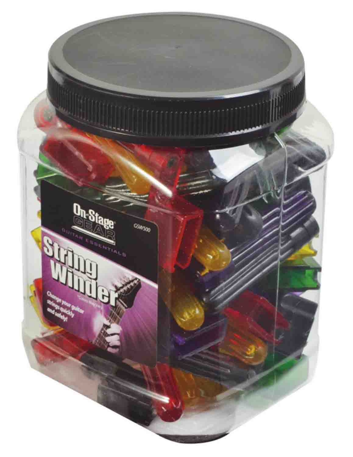 On Stage GSW500PK Guitar String Winder P.O.P. Pack - Hollywood DJ