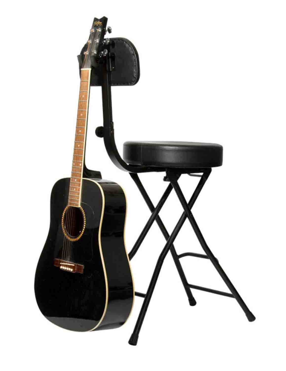 Onstage DT8000 Guitar Stool with Hanger - Hollywood DJ