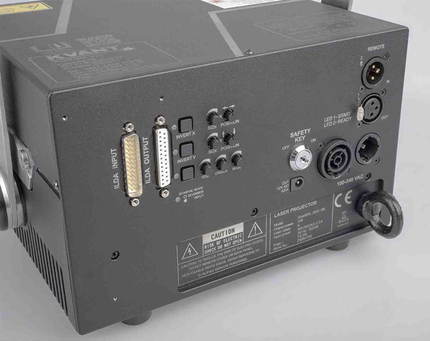 Kvant Lasers Clubmax 2000 ILDA Laser Display System - Hollywood DJ