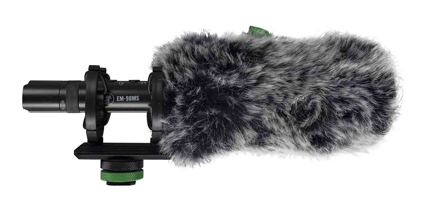 Mackie EM-98MS On-Camera Shotgun Microphone for Smartphones and DSLRs - Hollywood DJ