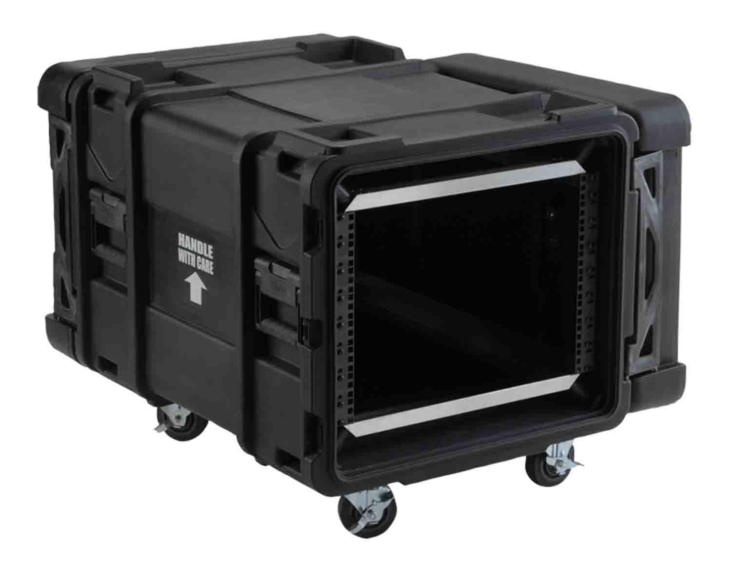 SKB Cases 3SKB-R908U28, 8U 28-Inch Deep rSeries Shock Rack Case - Hollywood DJ